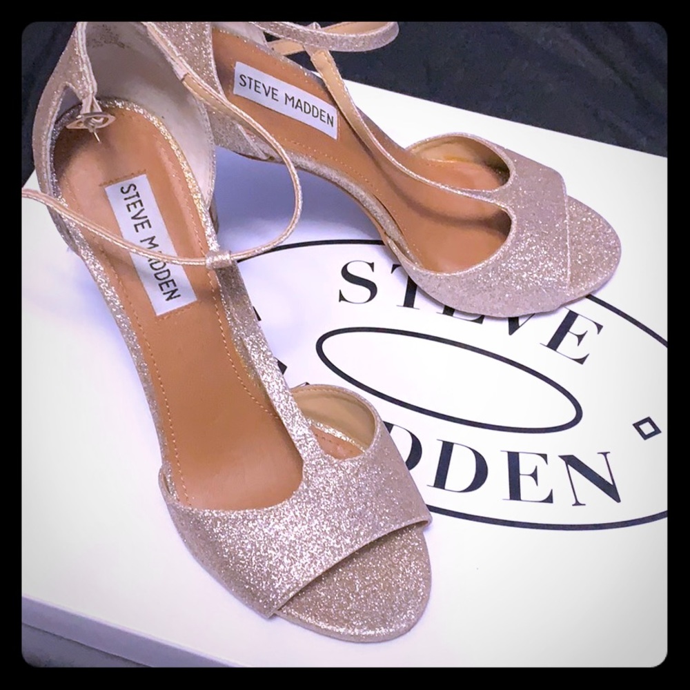 Steve Madden sparkle heels
